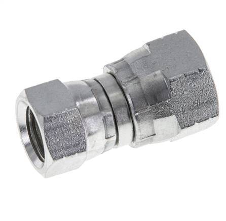 JIC Verloopnippel UNF 9/16''-18 X UNF 3/4''-16 Staal 275bar