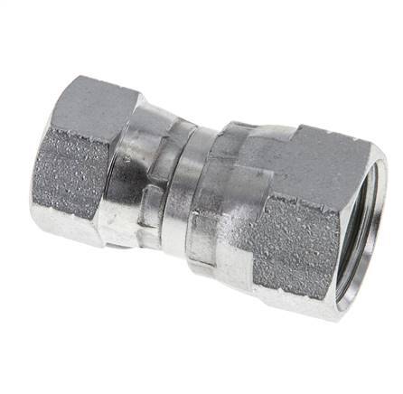 JIC Verloopnippel UNF 9/16''-18 X UNF 3/4''-16 Staal 275bar