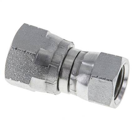 JIC Verloopnippel UNF 9/16''-18 X UNF 3/4''-16 Staal 275bar