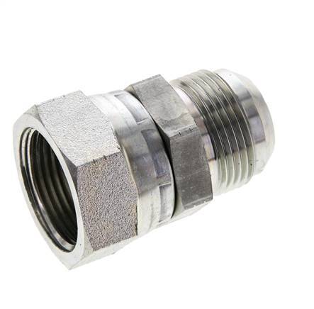 JIC Nippel UN 1-5/16''-12 Buitendraad X Binnendraad Staal 170bar