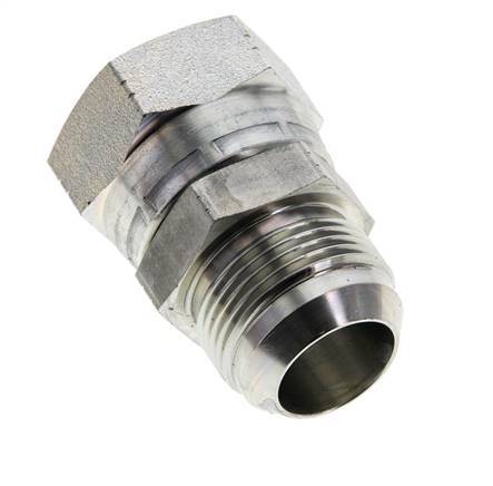 JIC Nippel UN 1-5/16''-12 Buitendraad X Binnendraad Staal 170bar