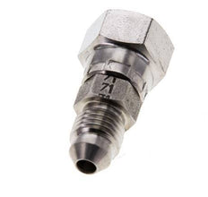 JIC Nippel UNF 7/16''-20 Buitendraad X Binnendraad RVS 310bar