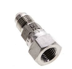 JIC Nippel UNF 7/16''-20 Buitendraad X Binnendraad RVS 310bar