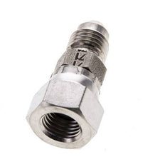 JIC Nippel UNF 7/16''-20 Buitendraad X Binnendraad RVS 310bar
