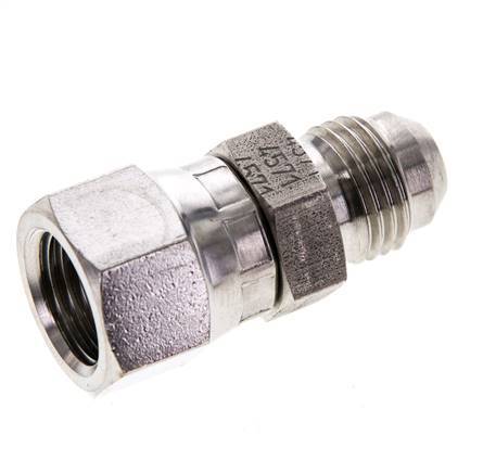 JIC Nippel UNF 9/16''-18 Buitendraad X Binnendraad RVS 275bar