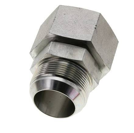 JIC Nippel UN 1-7/8''-12 Buitendraad X Binnendraad Staal 105bar