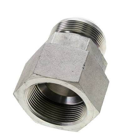JIC Nippel UN 1-7/8''-12 Buitendraad X Binnendraad Staal 105bar