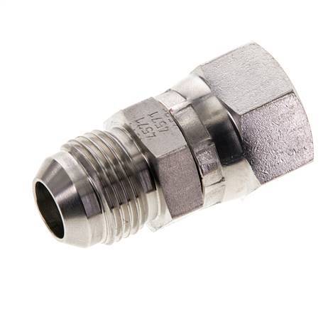 JIC Nippel UNF 7/8''-14 Buitendraad X Binnendraad RVS 210bar