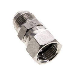 JIC Nippel UNF 7/8''-14 Buitendraad X Binnendraad RVS 210bar