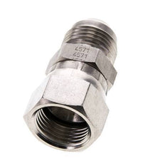 JIC Nippel UNF 7/8''-14 Buitendraad X Binnendraad RVS 210bar