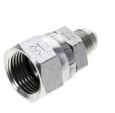 JIC Verloopnippel UNF 9/16''-18 Buitendraad X UNF 7/8''-14 Binnendraad Staal 210bar