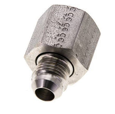 JIC Verloopnippel UNF 9/16''-18 Buitendraad X UNF 3/4''-16 Binnendraad RVS 275bar