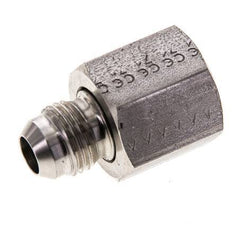 JIC Verloopnippel UNF 9/16''-18 Buitendraad X UNF 3/4''-16 Binnendraad RVS 275bar