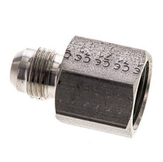 JIC Verloopnippel UNF 9/16''-18 Buitendraad X UNF 3/4''-16 Binnendraad RVS 275bar