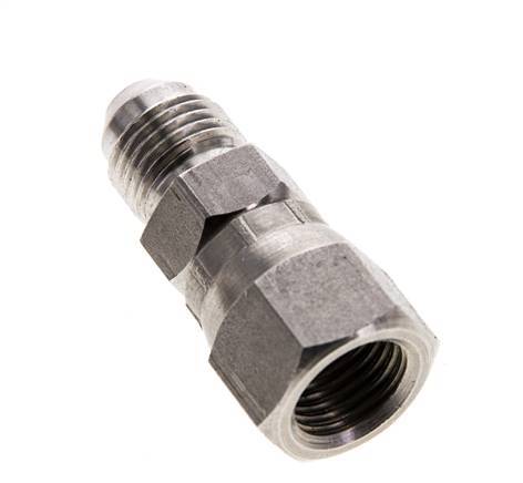 JIC Nippel UNF 1/2''-20 Buitendraad X Binnendraad RVS 275bar