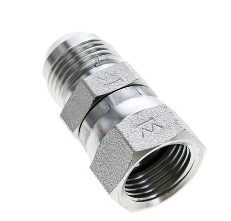JIC Nippel UNF 7/8''-14 Buitendraad X Binnendraad Staal 210bar