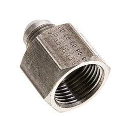 JIC Verloopnippel UNF 3/4''-16 Buitendraad X UN 1-1/16''-12 Binnendraad RVS 210bar