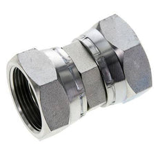 Rechte Verloopnippel G1 1/4'' Binnendraad Hoge Druk Staal 60° Conus 150bar Hydrauliek