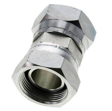 Rechte Verloopnippel G1 1/4'' Binnendraad Hoge Druk Staal 60° Conus 150bar Hydrauliek