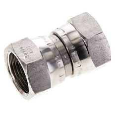 Rechte Verloopnippel G3/4'' Binnendraad Hoge Druk RVS 60° Conus 175bar Hydrauliek