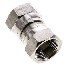 Rechte Verloopnippel G3/4'' Binnendraad Hoge Druk RVS 60° Conus 175bar Hydrauliek