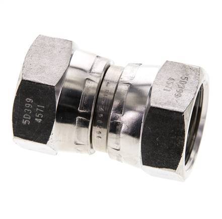 Rechte Verloopnippel G3/4'' Binnendraad Hoge Druk RVS 60° Conus 175bar Hydrauliek