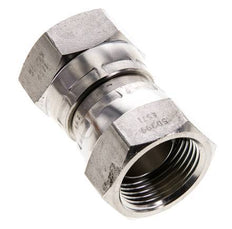 Rechte Verloopnippel G3/4'' Binnendraad Hoge Druk RVS 60° Conus 175bar Hydrauliek