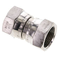 Rechte Verloopnippel G3/4'' Binnendraad Hoge Druk RVS 60° Conus 175bar Hydrauliek