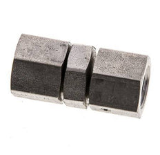 Rechte Verloopnippel G1/8'' Binnendraad Hoge Druk RVS 60° Conus 575bar Hydrauliek