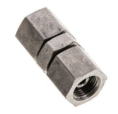 Rechte Verloopnippel G1/8'' Binnendraad Hoge Druk RVS 60° Conus 575bar Hydrauliek