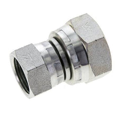 Rechte Verloopnippel G3/4 '' X G1 '' Binnendraad Hoge Druk Staal 60° Conus 150bar Hydrauliek