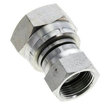 Rechte Verloopnippel G3/4 '' X G1 '' Binnendraad Hoge Druk Staal 60° Conus 150bar Hydrauliek