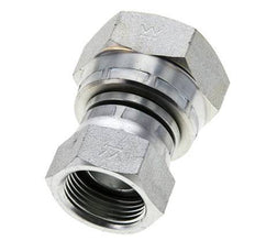 Rechte Verloopnippel G3/4 '' X G1 '' Binnendraad Hoge Druk Staal 60° Conus 150bar Hydrauliek