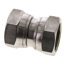 Rechte Verloopnippel G1 1/2'' Binnendraad Hoge Druk RVS 60° Conus 125bar Hydrauliek