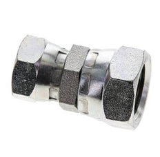 Rechte Verloopnippel G3/8 '' X G1/2 '' Binnendraad Hoge Druk Staal 60° Conus 300bar Hydrauliek