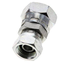 Rechte Verloopnippel G3/8 '' X G1/2 '' Binnendraad Hoge Druk Staal 60° Conus 300bar Hydrauliek