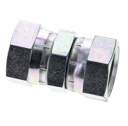 Rechte Verloopnippel G3/4 '' Binnendraad Hoge Druk Staal 60° Conus 175bar Hydrauliek