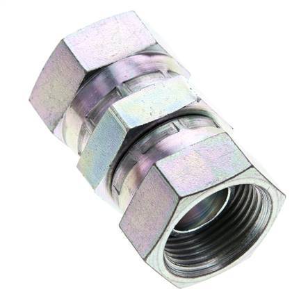 Rechte Verloopnippel G3/4 '' Binnendraad Hoge Druk Staal 60° Conus 175bar Hydrauliek