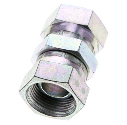 Rechte Verloopnippel G3/4 '' Binnendraad Hoge Druk Staal 60° Conus 175bar Hydrauliek