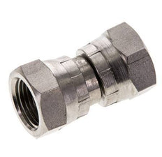 Rechte Verloopnippel G3/8 '' Binnendraad Hoge Druk RVS 60° Conus 425bar Hydrauliek