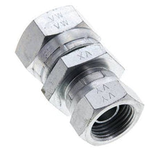 Rechte Verloopnippel G1/2 '' X G3/4 '' Binnendraad Hoge Druk Staal 60° Conus 175bar Hydrauliek