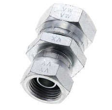 Rechte Verloopnippel G1/2 '' X G3/4 '' Binnendraad Hoge Druk Staal 60° Conus 175bar Hydrauliek