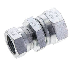 Rechte Verloopnippel G1/2 '' X G3/4 '' Binnendraad Hoge Druk Staal 60° Conus 175bar Hydrauliek