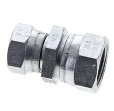 Rechte Verloopnippel G1/2 '' X G3/4 '' Binnendraad Hoge Druk Staal 60° Conus 175bar Hydrauliek