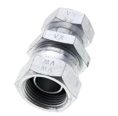 Rechte Verloopnippel G1/2 '' X G3/4 '' Binnendraad Hoge Druk Staal 60° Conus 175bar Hydrauliek