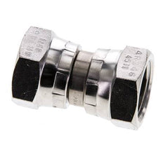Rechte Verloopnippel G1/2'' Binnendraad Hoge Druk RVS 60° Conus 300bar Hydrauliek