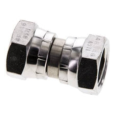 Rechte Verloopnippel G1/2'' Binnendraad Hoge Druk RVS 60° Conus 300bar Hydrauliek