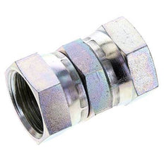 Rechte Verloopnippel G1'' Binnendraad Hoge Druk Staal 60° Conus 150bar Hydrauliek