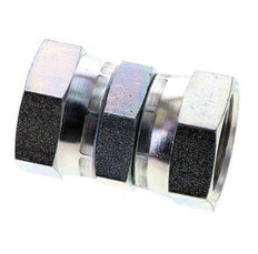 Rechte Verloopnippel G1'' Binnendraad Hoge Druk Staal 60° Conus 150bar Hydrauliek