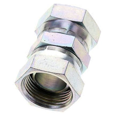 Rechte Verloopnippel G1'' Binnendraad Hoge Druk Staal 60° Conus 150bar Hydrauliek